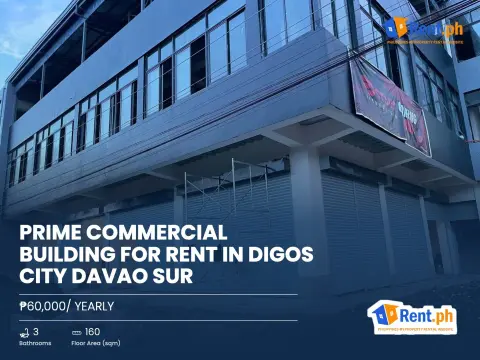 Prime Commercial Building For Rent in Digos City Davao Sur
