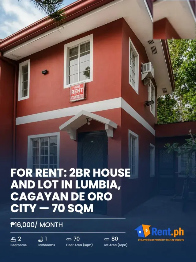 For Rent: 2BR House and Lot in Lumbia, Cagayan de Oro City — 70 sqm - Secondary Image