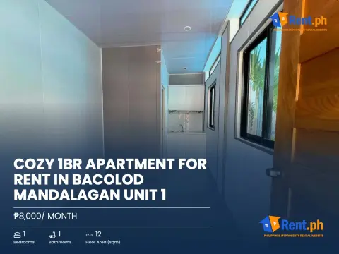 Cozy 1BR Apartment For Rent in Bacolod Mandalagan Unit 1