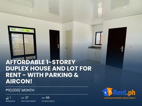 affordable-1-storey-duplex-house-and-lot-for-rent-with-parking-and-aircon-for-rent