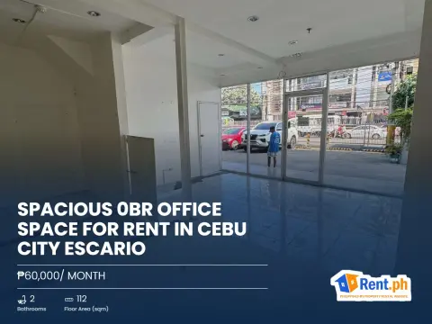 Spacious 0BR Office Space For Rent in Cebu City Escario