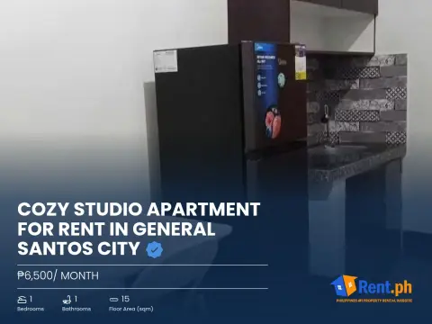 Cozy studio Apartment For Rent in General Santos City
