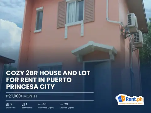 Cozy 2BR House and Lot For Rent in Puerto Princesa City