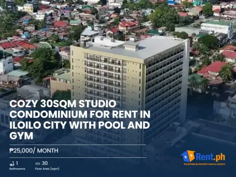 cozy-30sqm-studio-condominium-for-rent-in-iloilo-city-with-pool-and-gym-for-rent