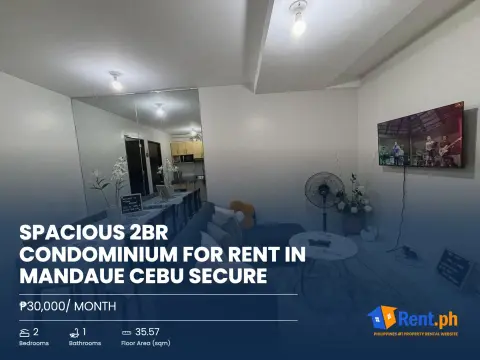 Spacious 2BR Condominium For Rent in Mandaue Cebu Secure