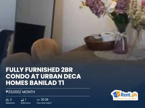 Fully Furnished 2BR Condo at Urban Deca Homes Banilad T1