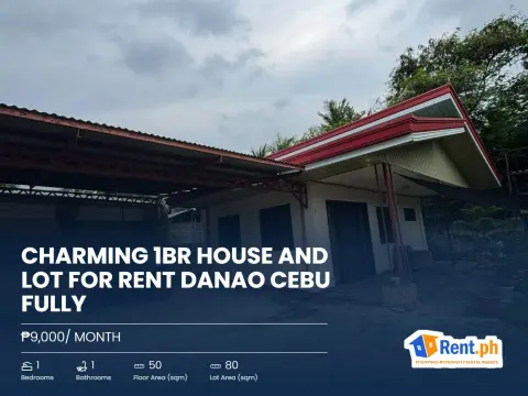 Charming 1BR House and Lot For Rent Danao Cebu Fully