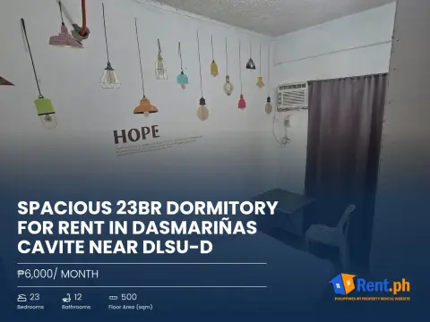 spacious-23br-dormitory-for-rent-in-dasmarias-cavite-near-dlsu-d-for-rent