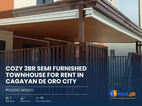 cozy-2br-semi-furnished-townhouse-for-rent-in-cagayan-de-oro-city-for-rent