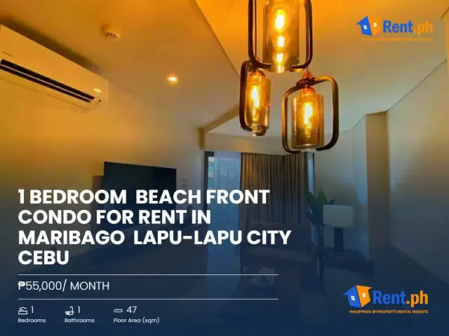 1 Bedroom Beach Front Condo For Rent in Maribago Lapu-Lapu City Cebu - Secondary Image