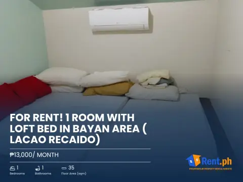 for-rent-1-room-with-loft-bed-in-bayan-area-lacao-recaido-for-rent