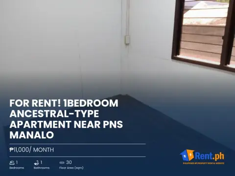 for-rent-1bedroom-ancestral-type-apartment-near-pns-manalo-for-rent