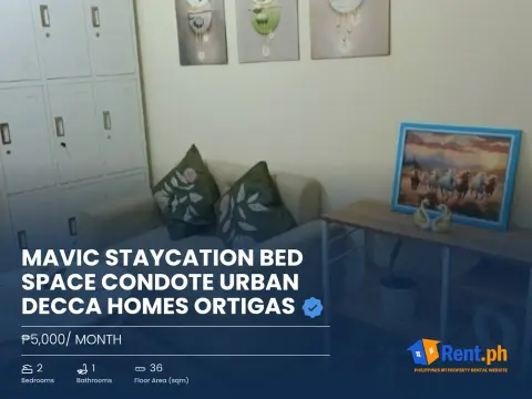 mavic-staycation-bed-space-condote-urban-decca-homes-ortigas-for-rent