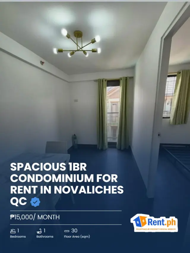 Spacious 1BR Condominium For Rent in Novaliches QC - Secondary Image