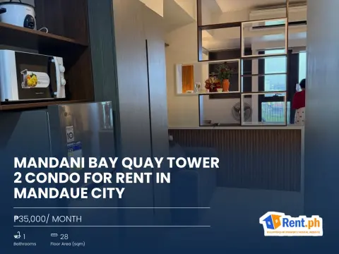 Mandani Bay Quay Tower 2 Condo for RENT in Mandaue City