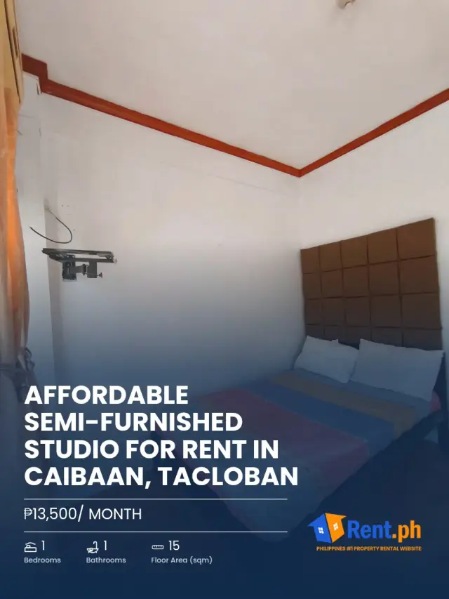 Affordable Semi-Furnished Studio For Rent in Caibaan, Tacloban - Secondary Image