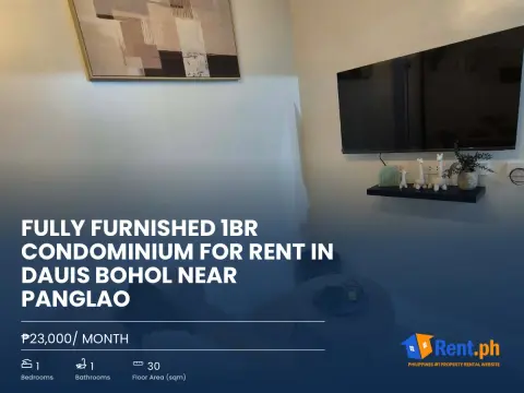 fully-furnished-1br-condominium-for-rent-in-dauis-bohol-near-panglao-for-rent