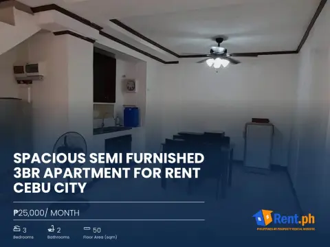 spacious-semi-furnished-3br-apartment-for-rent-cebu-city-for-rent