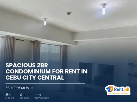 Spacious 2BR Condominium For Rent in Cebu City Central