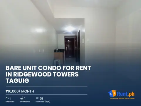 bare-unit-condo-for-rent-in-ridgewood-towers-taguig-for-rent