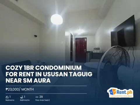 cozy-1br-condominium-for-rent-in-ususan-taguig-near-sm-aura-for-rent