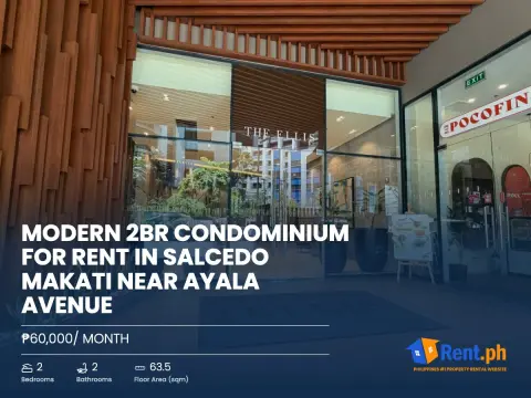 Modern 2BR Condominium For Rent in Salcedo Makati near Ayala Avenue