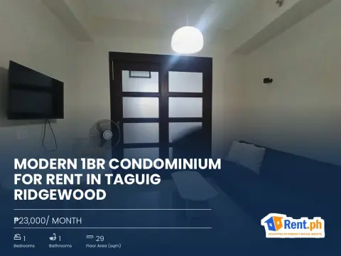 modern-1br-condominium-for-rent-in-taguig-ridgewood-for-rent
