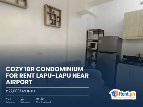 Cozy 1BR Condominium For Rent Lapu-Lapu near Airport