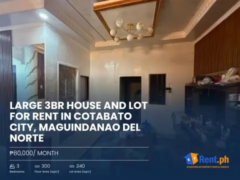large-3br-house-and-lot-for-rent-in-cotabato-city-maguindanao-del-norte-for-rent