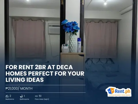 For rent 2br at deca homes perfect for your living ideas