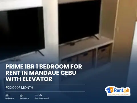 Prime 1BR 1 Bedroom For Rent in Mandaue Cebu with Elevator