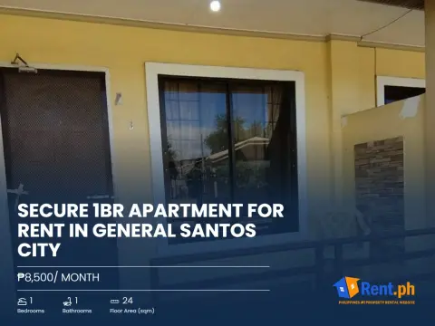 Secure 1BR Apartment For Rent in General Santos City
