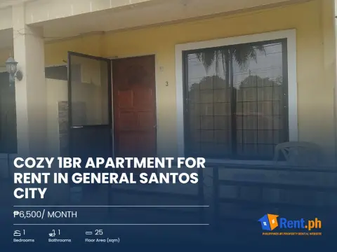 Cozy 1BR Apartment For Rent in General Santos City