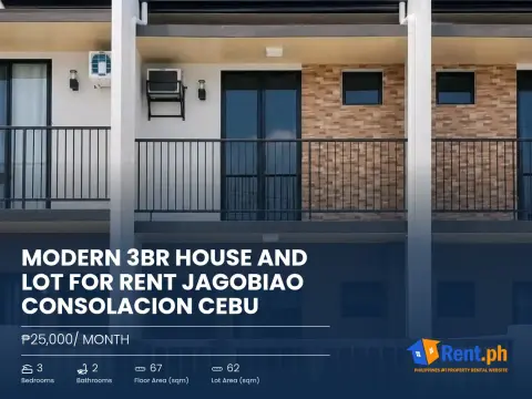 Modern 3BR House and Lot For Rent Jagobiao Consolacion Cebu