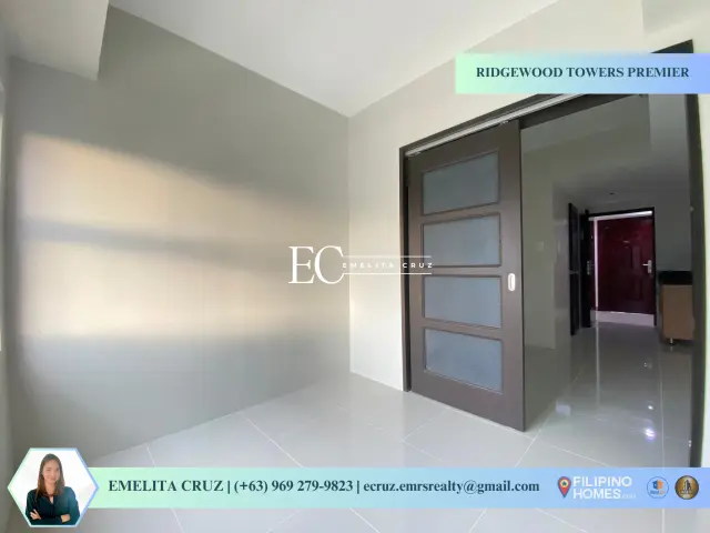 1BR UNFURNISHED UNIT FOR RENT AT RIDGEWOOD TOWERS PREMIER (New Tower) - Secondary Image