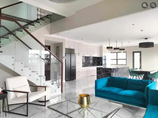 For Rent: Newly Renovated Luxury Bi-Level Corner Penthouse Unit at Avalon in Cebu Business Park - Secondary Image