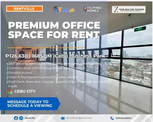 Premium office space | Cebu Business park | 168SQM - Secondary Image