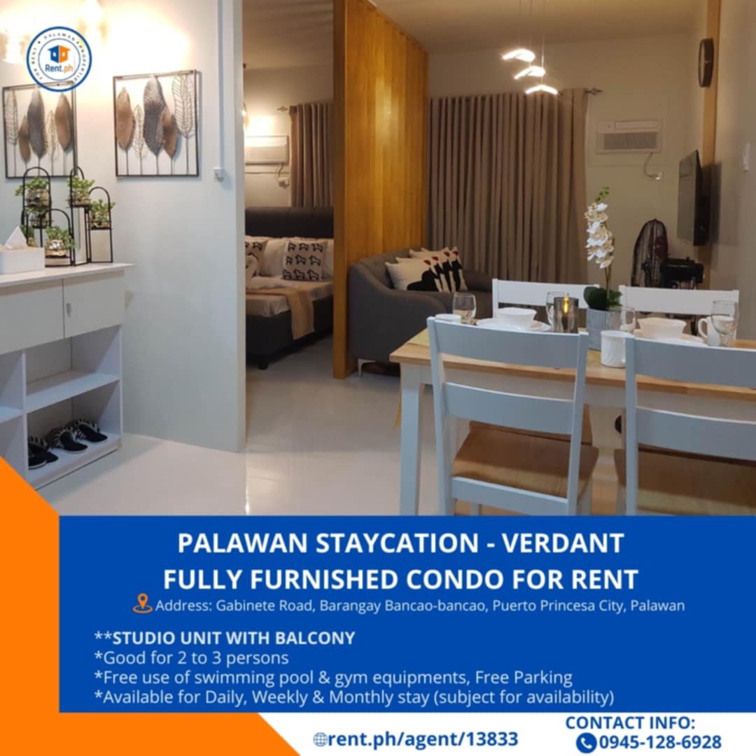 FULLY FURNISHED CONDOMINIUM IN PUERTO PRINCESA CITY, PALAWAN - VERDANT BY VISTA MANORS https://rent.ph/uploads/0013/13833/2025/06/22/3410329d-dd54-4e61-afaf-9a283cf75f77.jpeg