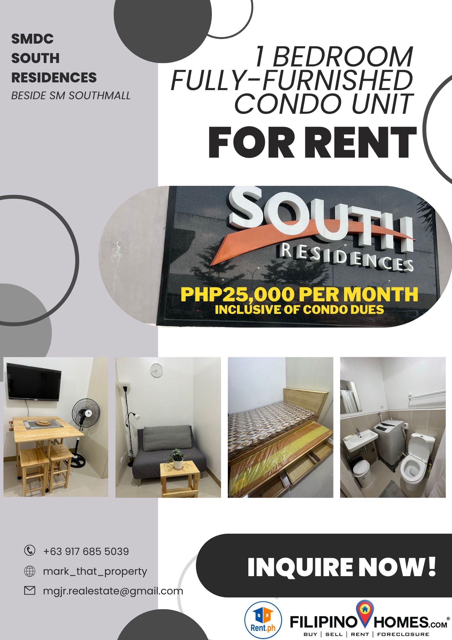 For RENT! Fully-Furnished 1-Bedroom Condo Unit near SM Southmall https://rent.ph/uploads/0013/13917/2025/06/22/2.jpg