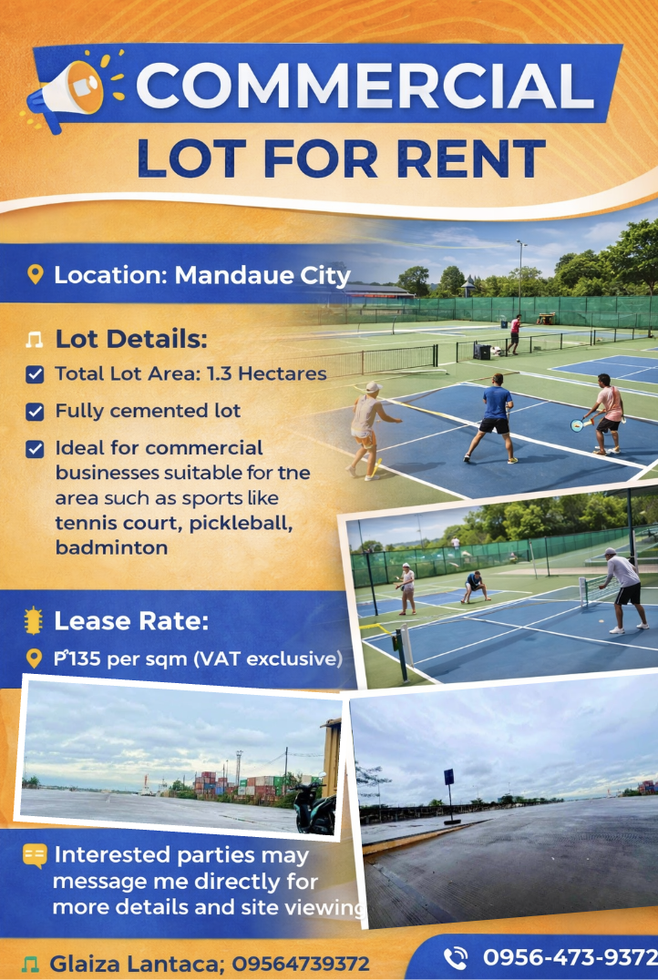 CODE: RPH001 🏟️✨ COMMERCIAL LOT FOR RENT – PERFECT FOR SPORTS & BUSINESS!📍 Location: Mandaue City https://rent.ph/uploads/0014/14338/2026/03/25/screenshot-2026-03-25-at-72813-am.png