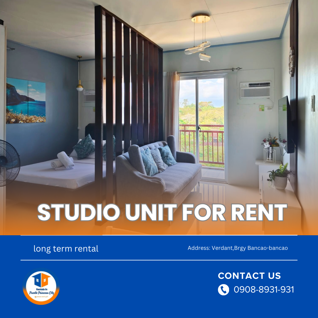 STUDIO UNIT FOR RENT in Puerto Princesa City https://rent.ph/uploads/0014/14947/2026/03/06/copy-of-copy-of-copy-of-copy-of-copy-of-dark-green-modern-house-for-rent-instagram-post1.png