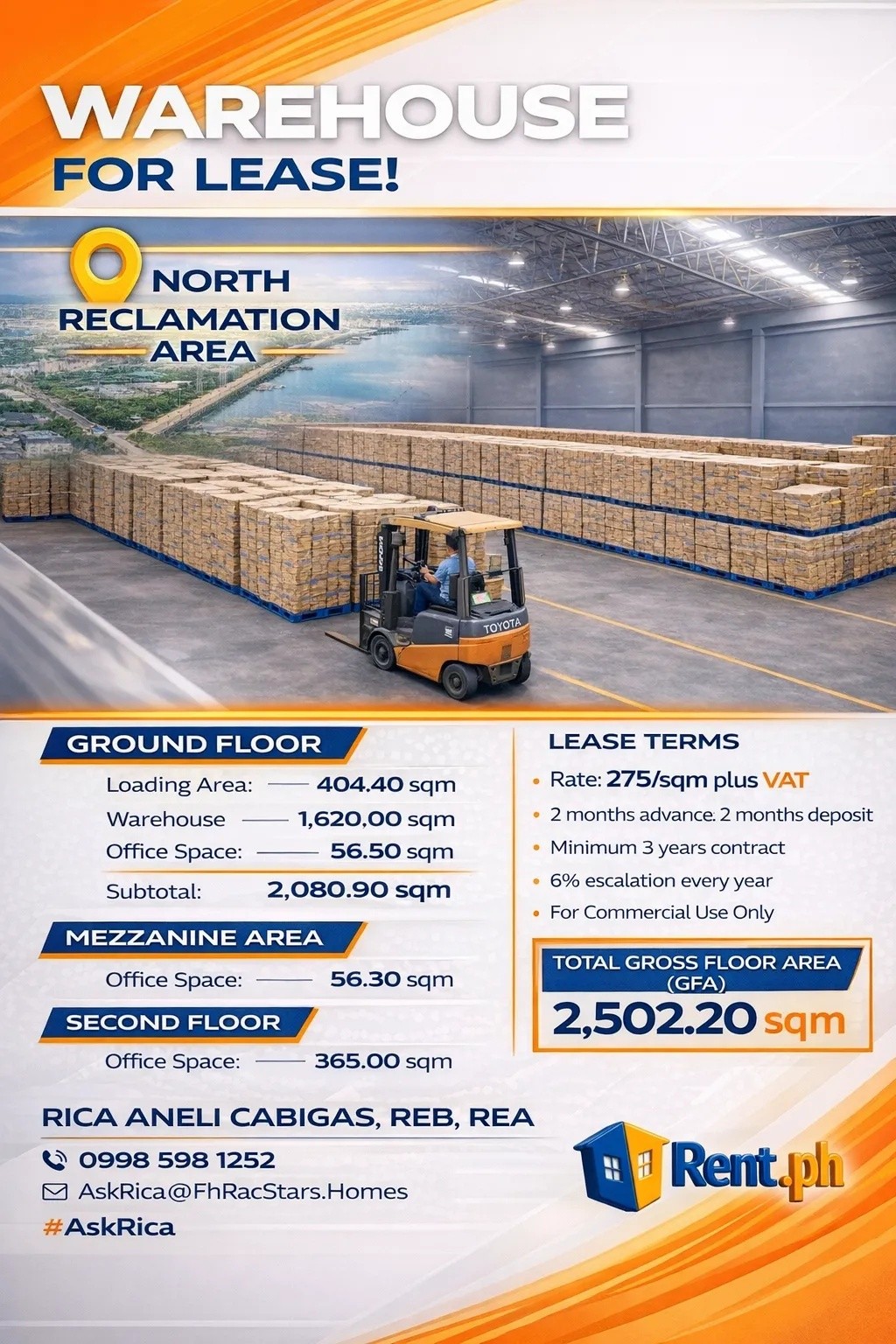 WAREHOUSE FOR LEASE | NORTH RECLAMATION AREA https://rent.ph/uploads/0019/19266/2026/03/24/656047337-1264710695796154-2791975784418009187-n.jpg